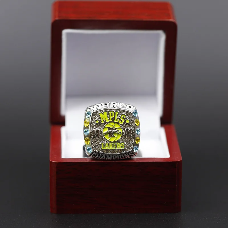 トップス ring a ring 1949 Retro Los Angeles Lakers Championship Ring - Fashion