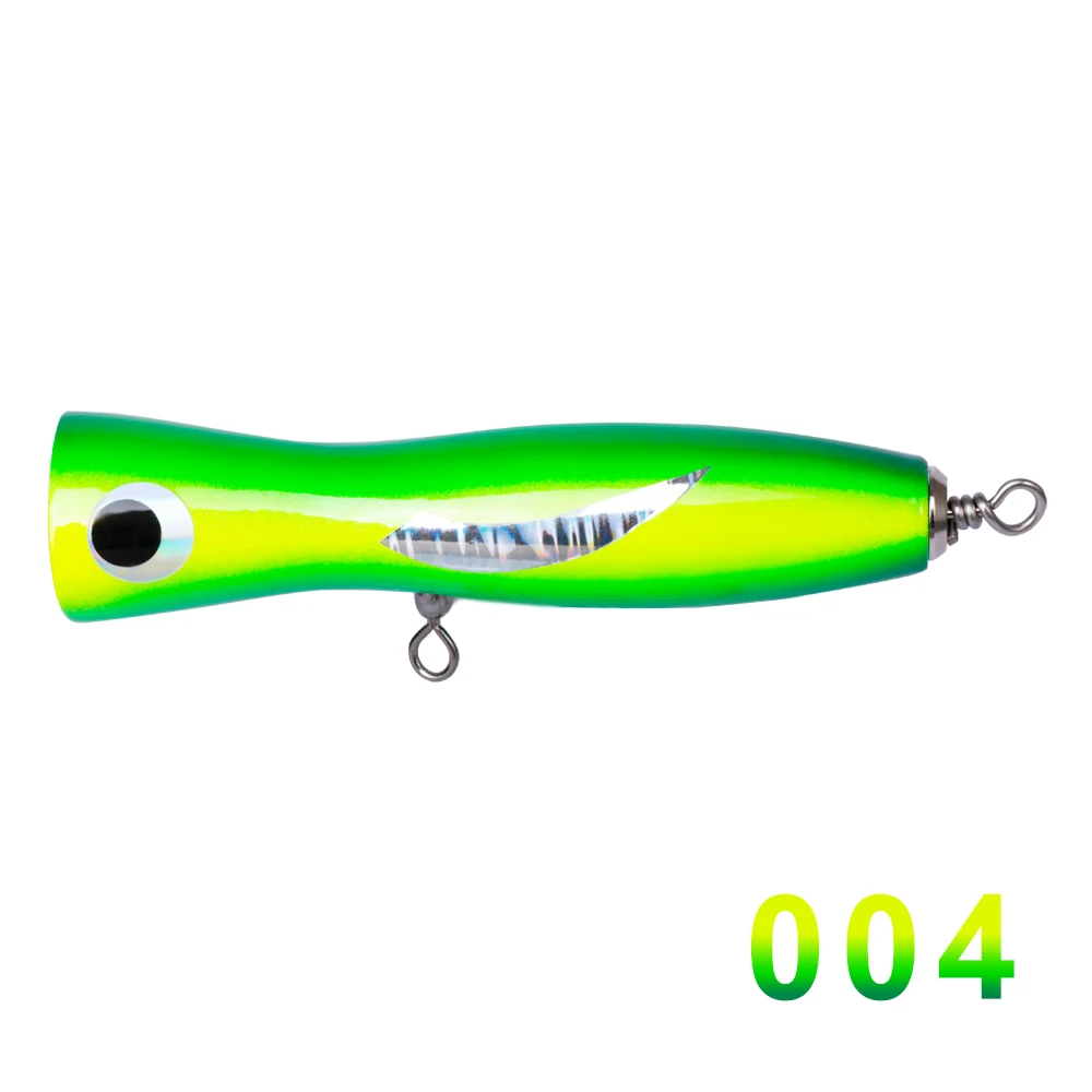 Leurre Popper GT En Bois Pour Pêche Gros Gibier - Poids 40g à