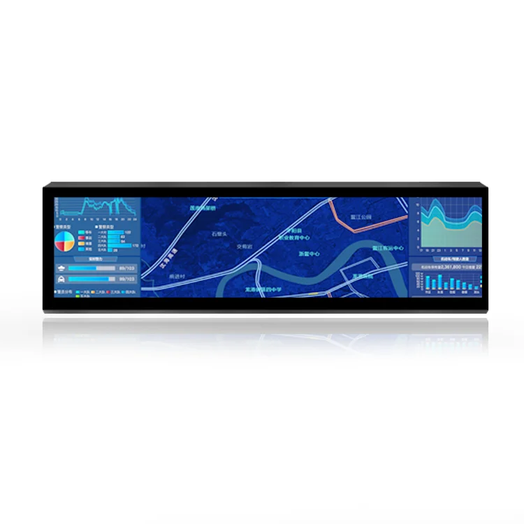Wisecoco 8.8 Inch IPS Stretched Bar Monitor, 1920x480 Resolution