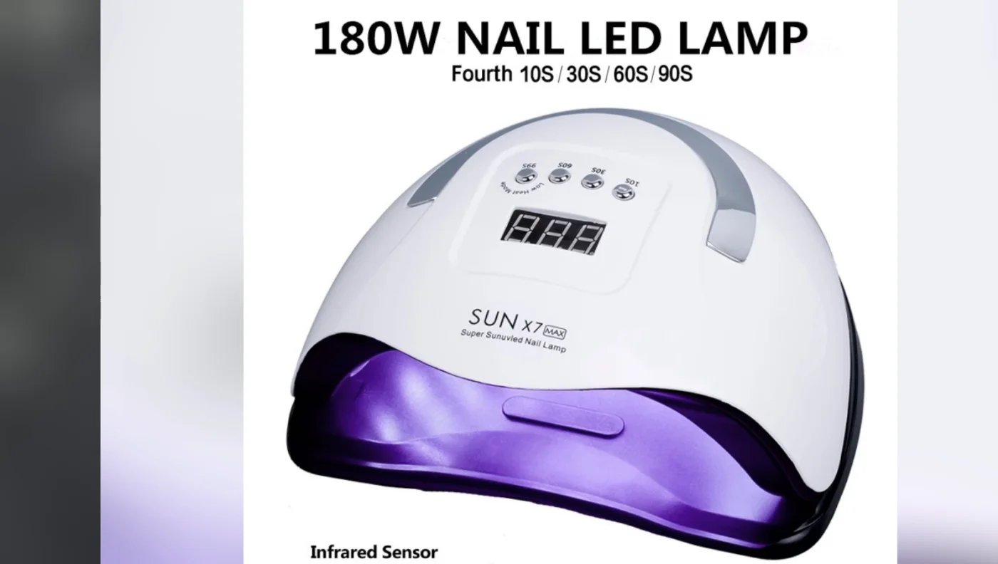 New Led Nails 180w Sun X7max Nail Uv Led Lamp Rechargeable With Ce
