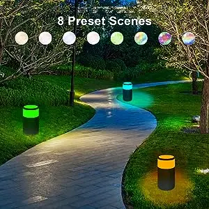 product latest design smart rgbcw led garden light ip67 ambiance outdoor pathway lights outdoor with app control-41