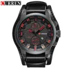 2 Black Case Black Red Dial