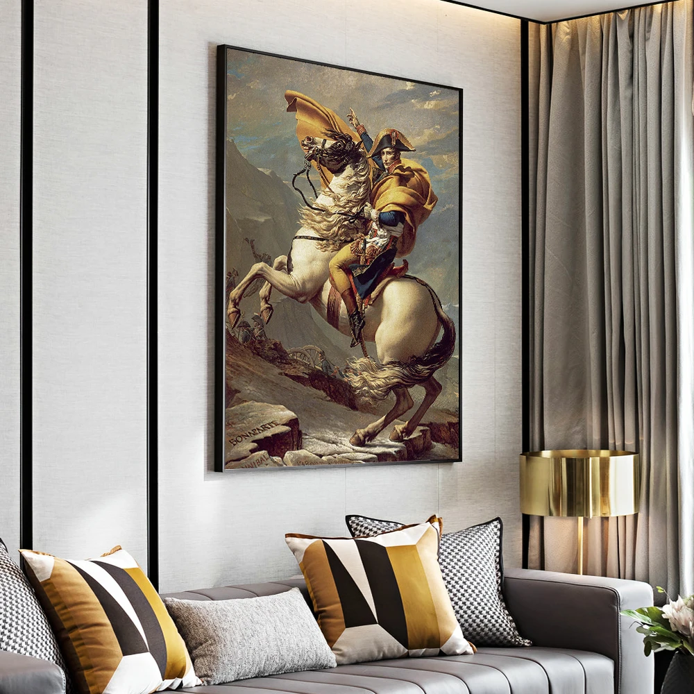 廊下の装飾古典的なナポレオンの肖像画の油絵| Alibaba.com