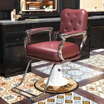 2024 New Arrival Modern Height Adjustable Swivel  Barber Chair Salon Chair Salon Furniture