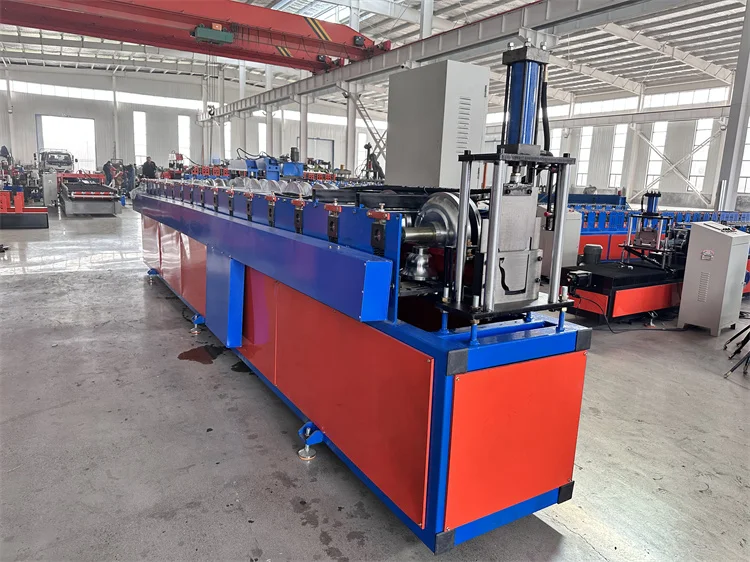 Portable Galvanized Steel Metal Downspout Gutter Roll Forming Machine Seamless Bending Rain Gutter Making Forming Machine