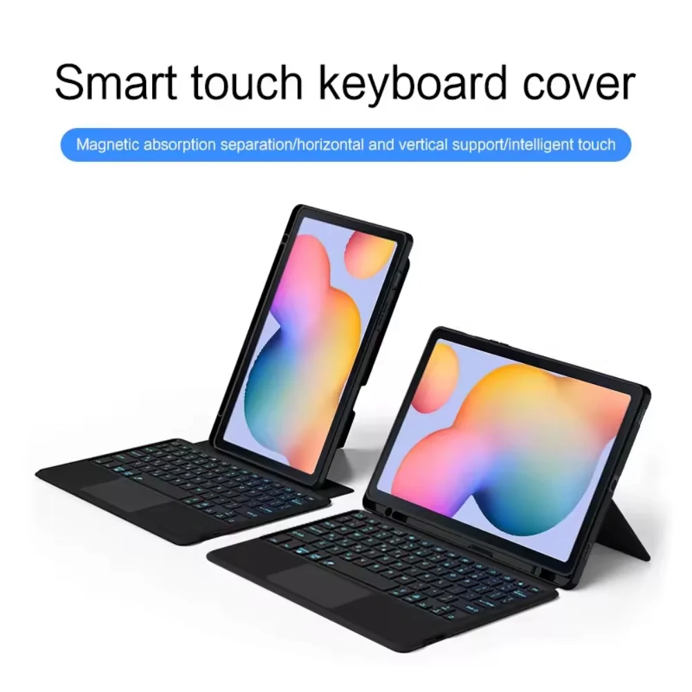 product for samsung s6 galaxy tab sm t860 t865 105 inch slim wireless keyboard case with touchpad laudtec-6