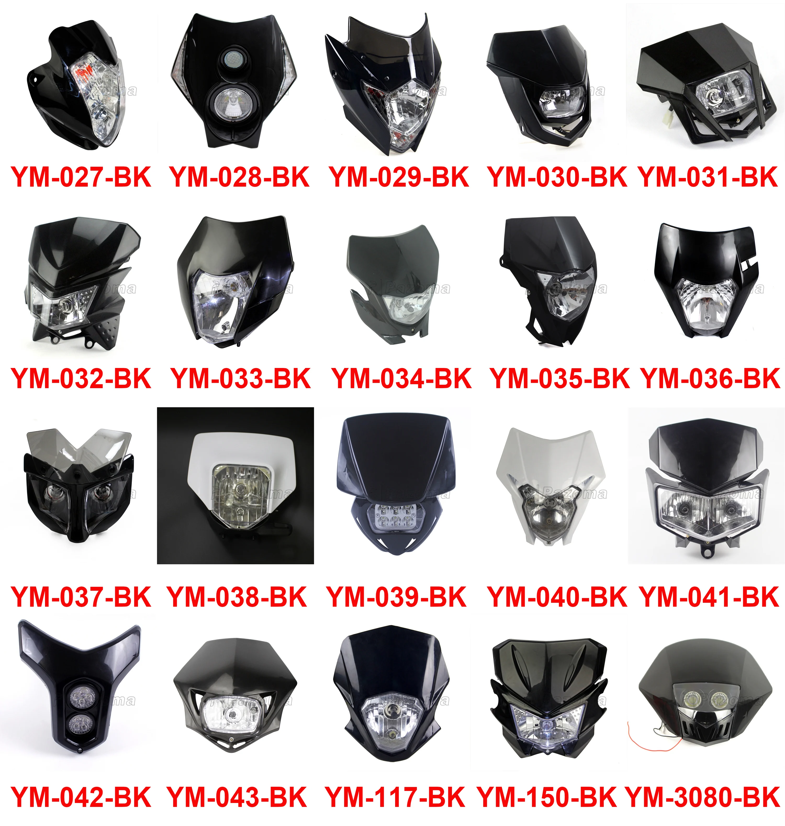 Universal Led Motorcycle Headlights Most Powerful Headlamp Motorcycle Double Headlight Bulbs for Sale