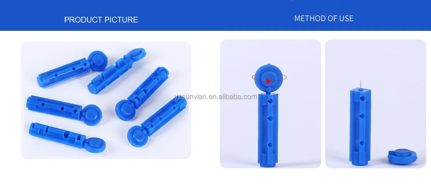 Twist Top Blood glucose test lancet manufacture