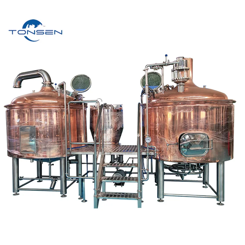 Factory-Sold Tonsen Beer Brewing Equipment/Wine Making Machine/Plant Core Components Fermentation Tank Pressure 5000L 2000L