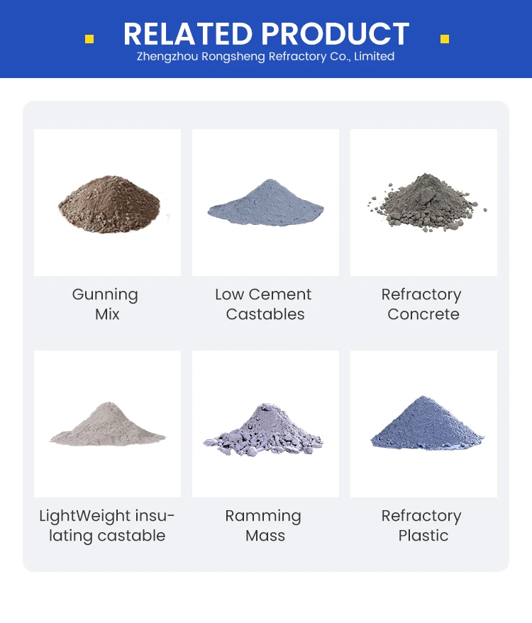 Furnace Lining Refractory Eaf Bottom Ramming Mixes Dry Vibrating ...