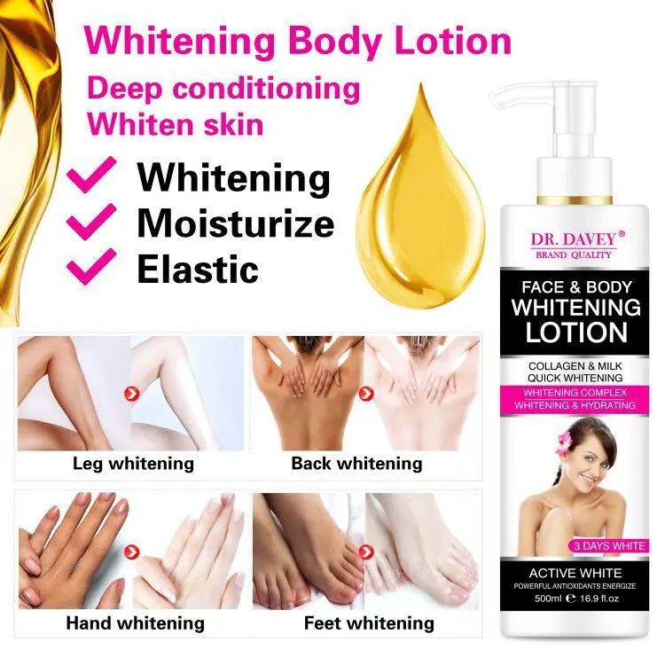 Collagen Milk Bleaching Face Body Cream Skin Whitening Moisturizing body lotion Skin Lightening Cream