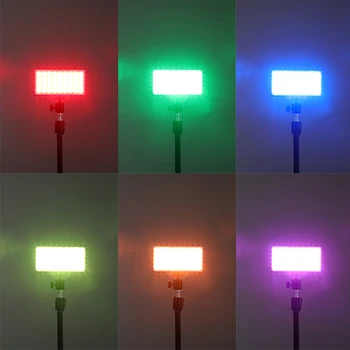TC-158RGB.W NiceFoto 10W RGB LED Video Light Built-in Rechargeable Battery Camera Video Fill Light product image