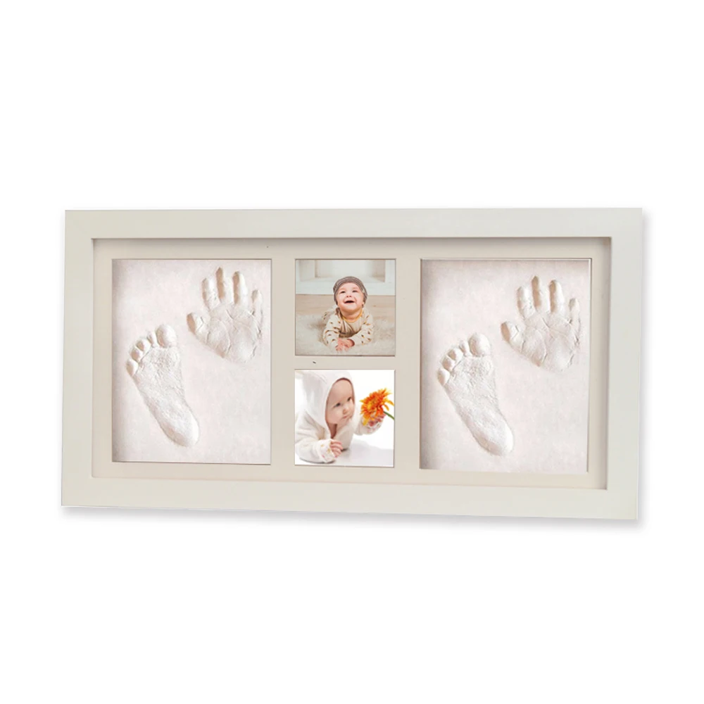 Wholesale Baby Hand Print Kit Clay Baby Foot Print Picture Frame Baby Photo Frame Buy Baby