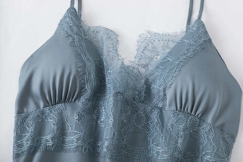 Women 5PCS Chemise Bride Wedding Robe Nightgown Sleepwear Kimono Bathrobe Lingerie Sexy Full Slip Lace White Silk Pajamas Set