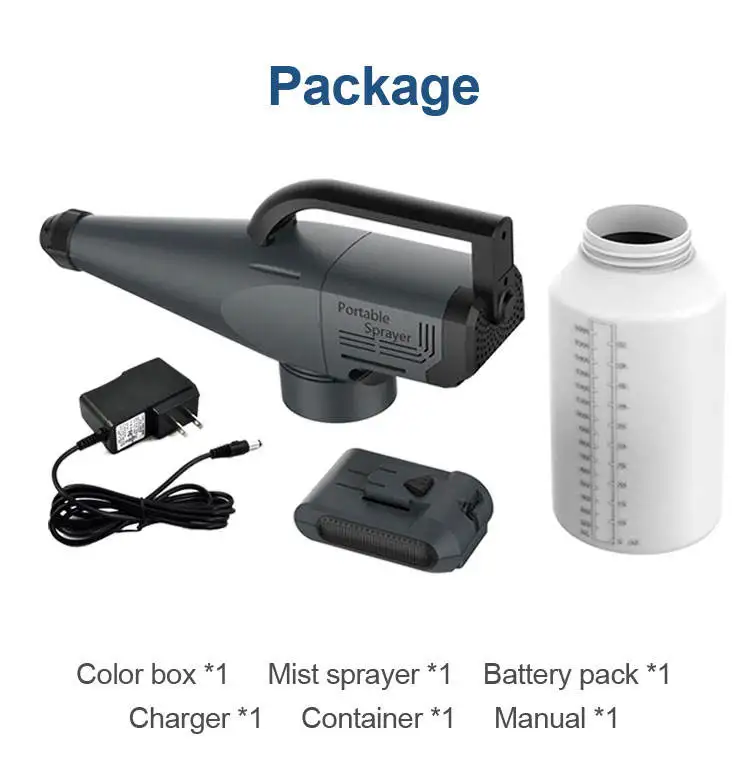 Handheld Battery Power Mist Sprayer Portable Garden and Plant Sprayer Easy Operation and Safe to Use for Kitchen Cleaning Tool supplier