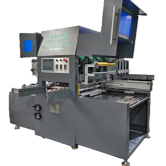 Automatic gold foil printing machine hot foil stamping machine foil printer