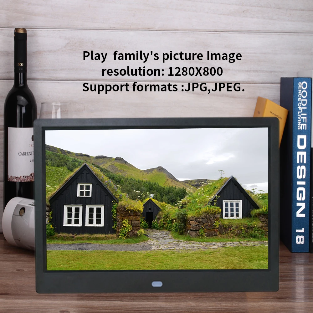 Android 11 Free Download App Apk 16G Memory WIFI IPS 10 Inch Digital Photo Video Frame Advertising Machine