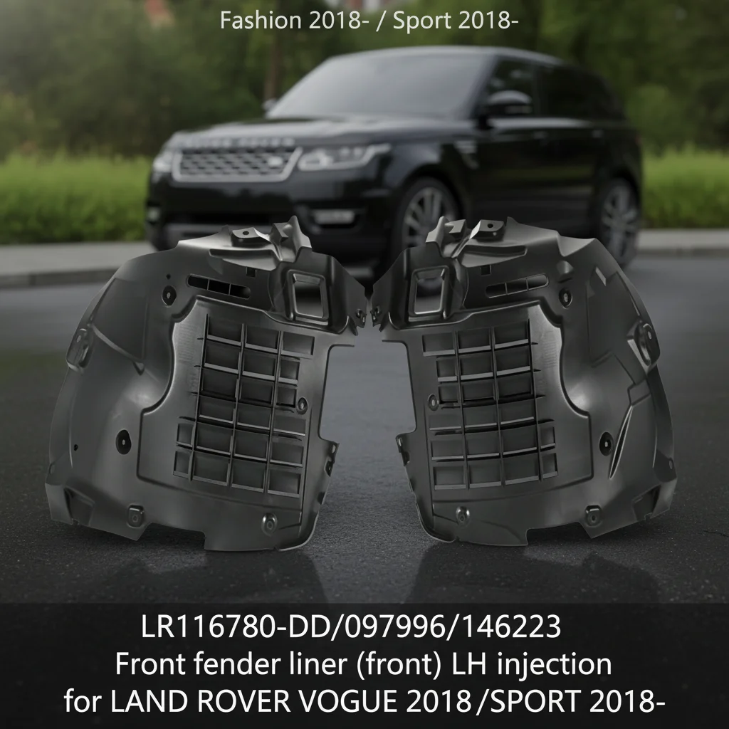 LR116780-DD/097996/146223 Easy Installation Front Fender Liner (front) LH Injection for LAND ROVER VOGUE 2018-/SPORT 2018-