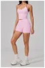 Set corto reggiseno U rosa