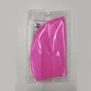 Pink waterdrop cap-ziplock bag