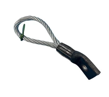 Safety Transport Loop Anchor IWR Steel Wire Rope with Stamping Flat Tube for Concrete Lifting Anchor