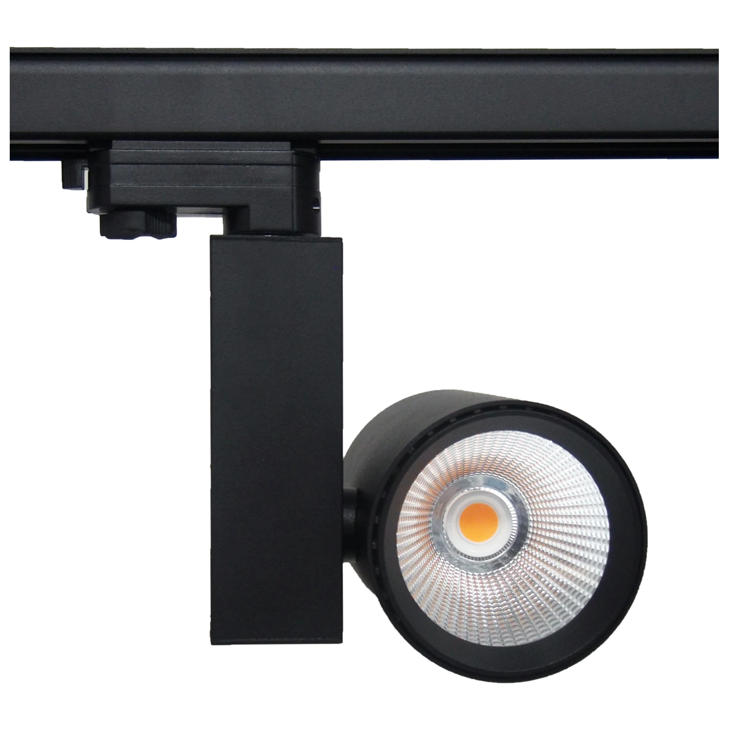 Anti-glare 3 phase 4 wires rail track light 30w with LED shop track lighting