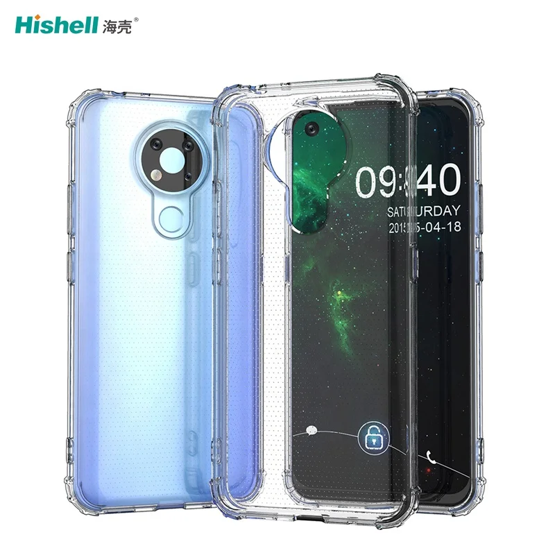 Transparent TPU Shockproof Mobile Phone Cases for Nokia Iphone