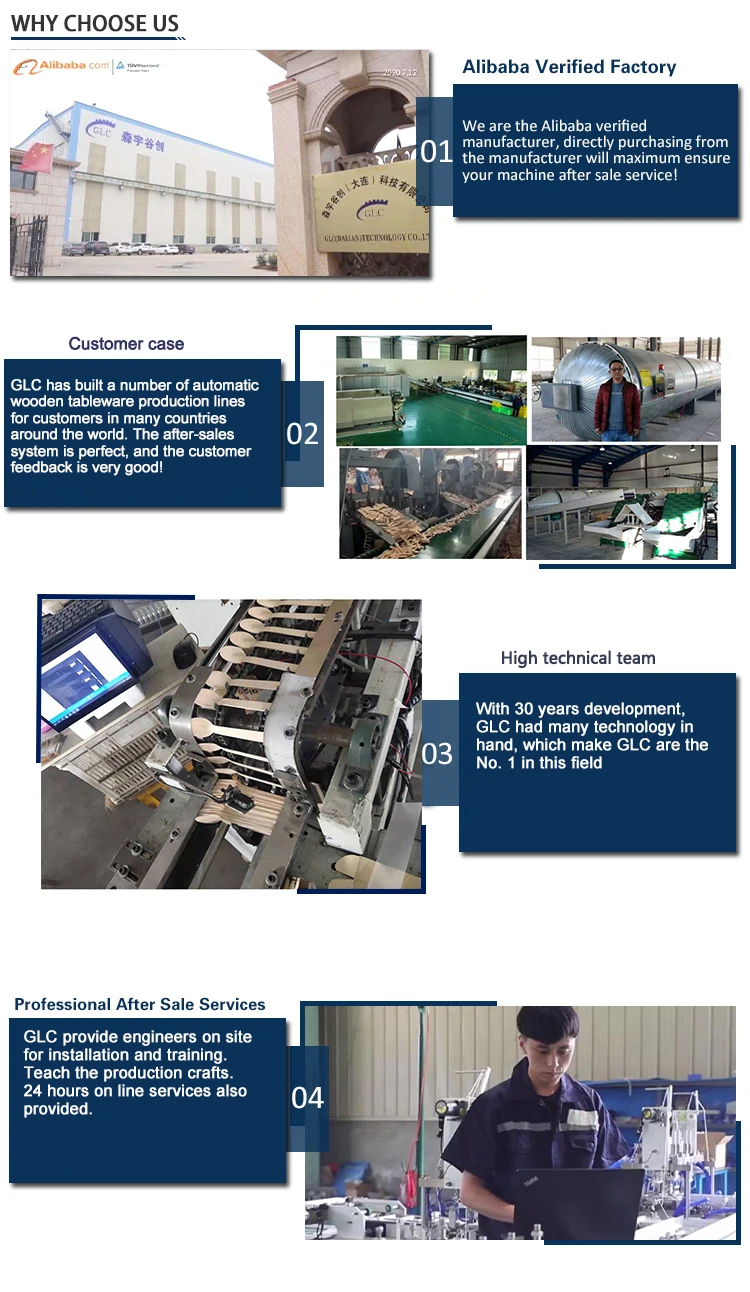 Large Fully Automatic Disposable Wooden Knife Fork And Spoon Making