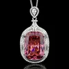 Dried rose pendant with Chopin chain