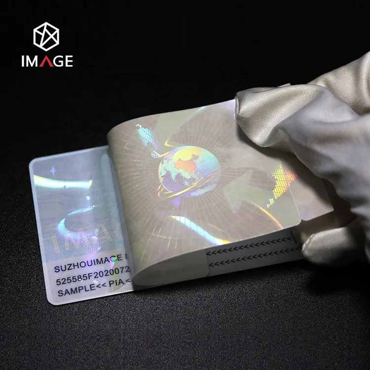 holographic id card overlay Self Adhesive SPID-9000 This imaging does not block the design on the card itself in any way and is almost completely see through when viewed straight on Holographic ID Overlays, ID Badge
