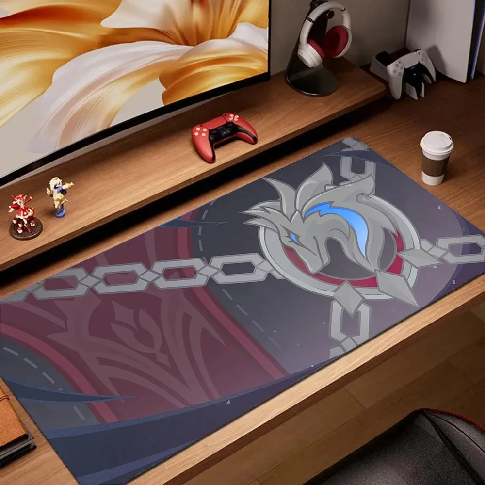 Genshin Impact Character Pattern Stylish Cool PC Gaming Mouse Pads Gamer Mats Teclado Pa aperçu 64
