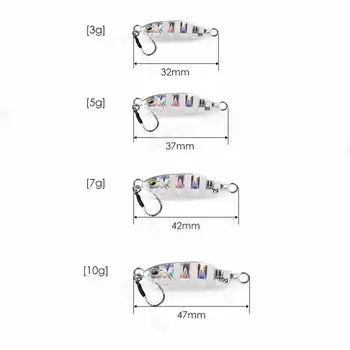 Cheery 3g 5g 7g 10g Mini Metal Jig Lure Lead Fish Casting Slow Jigging Lure Jig – Metal Jig – view 4