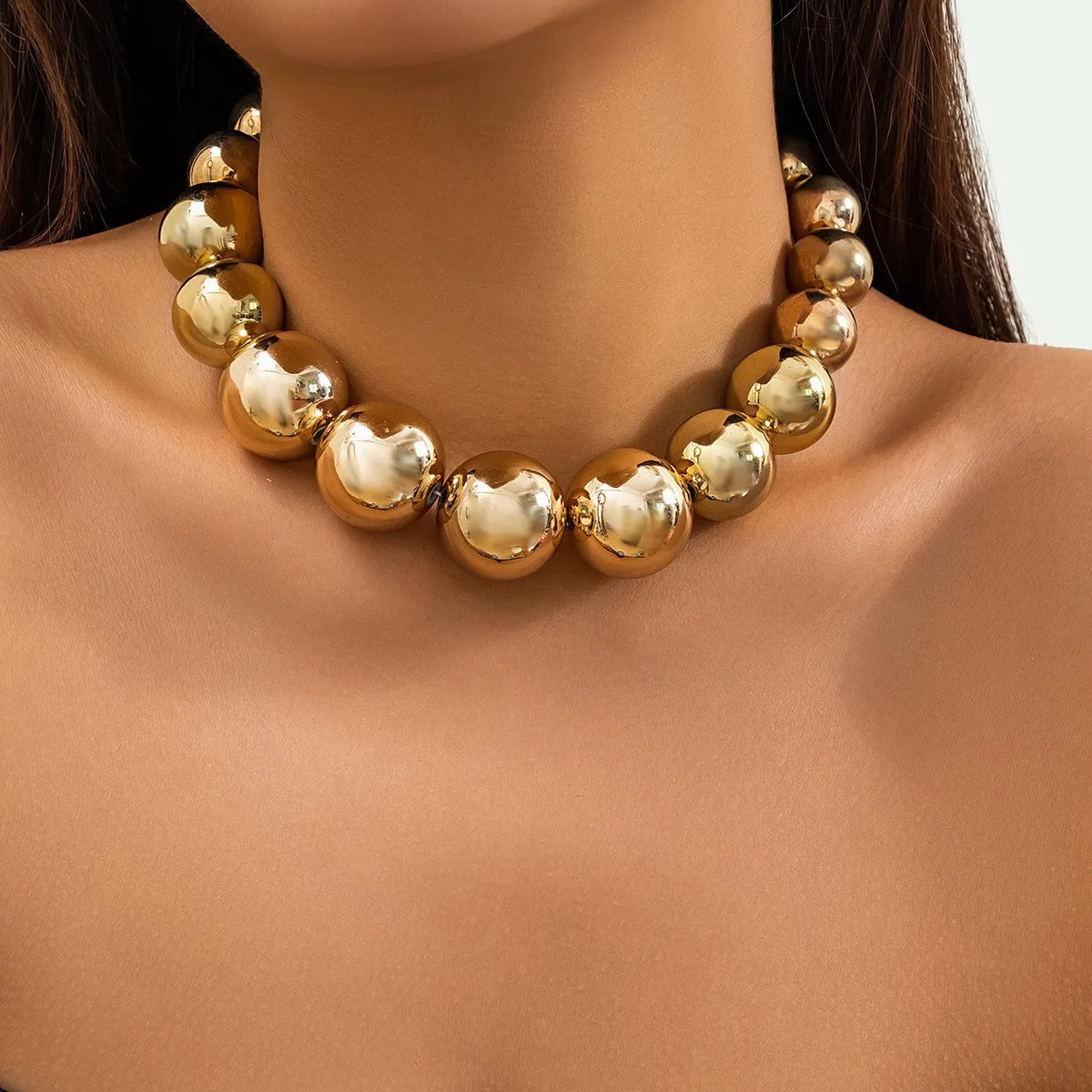 アクセサリー chieko + Big ball necklace CHIEKO+ small ball necklace