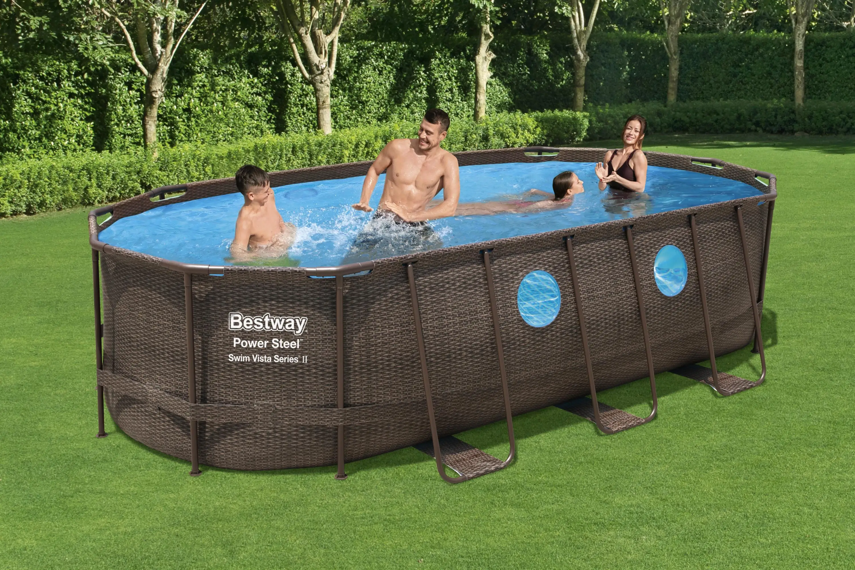 Бассейн каркасный power steel swim vista. Бассейн Bestway 56714. Бассейн Bestway 56716. Каркасный бассейн Bestway Power Steel. Каркасный бассейн Bestway 56716.