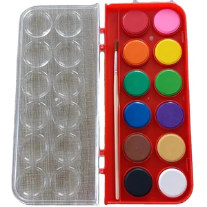 Unique Design Hot Sale Solid 12 Colors Watercolor Painting Professional Watercolor Paint Bright Color