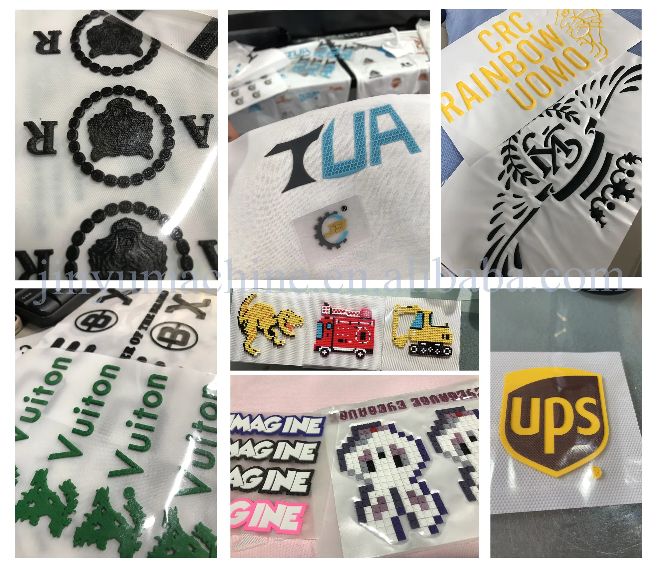 Flat Vacuum Vulcanizing Heat Press Machine 3d Silicone Rubber Heat Transfer Sticker Shirt LOGO Letters Badge Making Machine