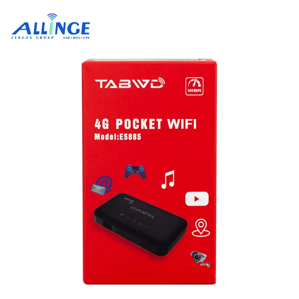 ALLINGE SDS1672 Unlocked Cheap Mini Wireless Router Mobile 4G Lte Wifi Hotspot With SIM Card Slot and SD Card