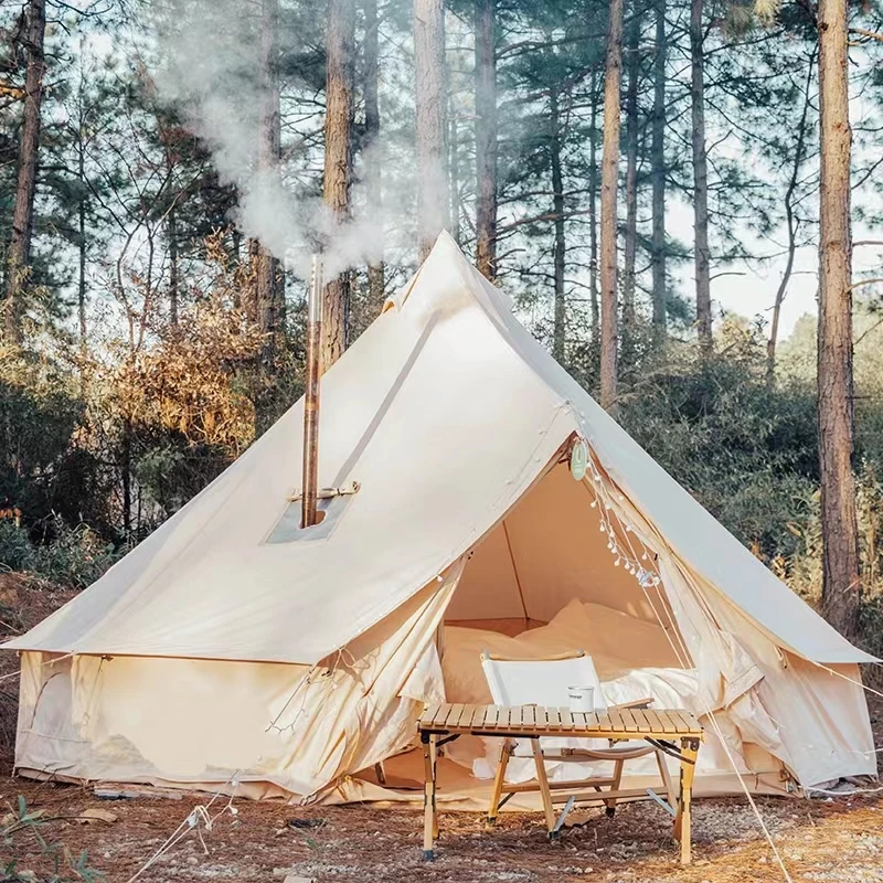Double Outdoor Camping Tents - Durable & Spacious Bell Yurt