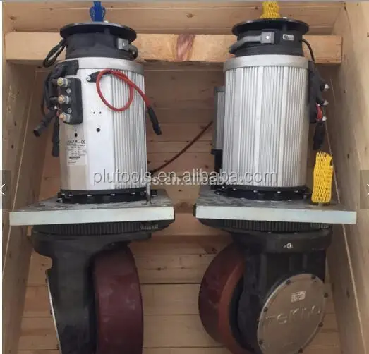High Load 7000W 48V Robot Electric Automated Forklift Tractor Spare Parts Logistics AC Motor AGV Wheel Drive