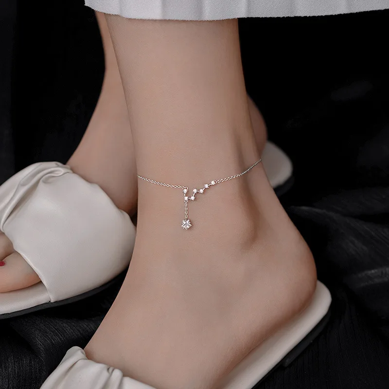 2022 Hot Sale Women Diamond Anklets Sterling Silver Star Anklet Jewelry  Girls Gift Fashion Anklets - Buy Anklets Diamond,Silver Star Anklet,Diamond  Silver Anklet Product on Alibaba.com