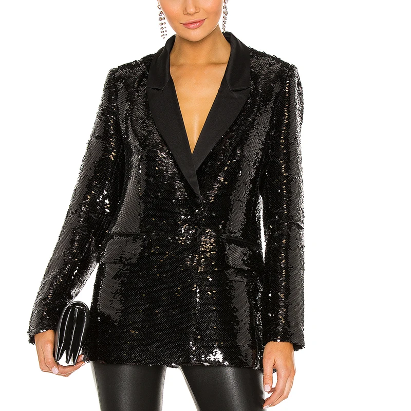 Classic Design Ladies Black Sparkly ...