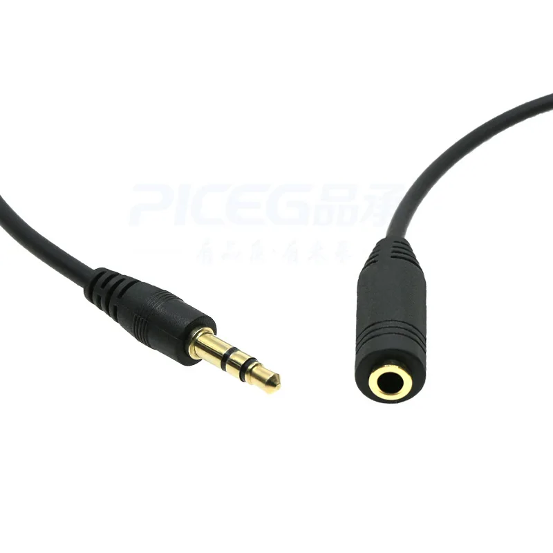Male to Female Creative Volume Control Cable Aux Cable for Smartphone Tablet Speaker Car
