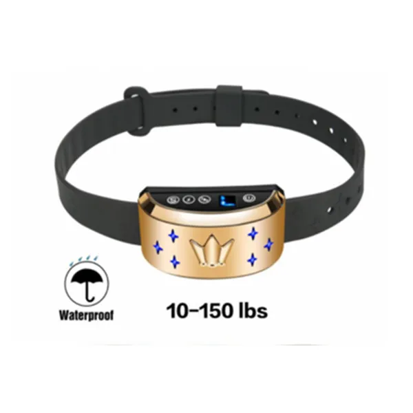 Перезаряжаемый ошейник для дрессировки под заказ, ошейник для собак с защитой от лая
