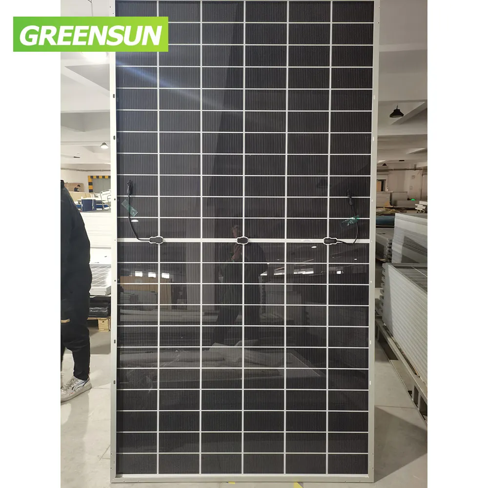Wholesale Price HJT 700W 710W 720W 730W N Type HJT Bifacial Double Glass Solar Panels