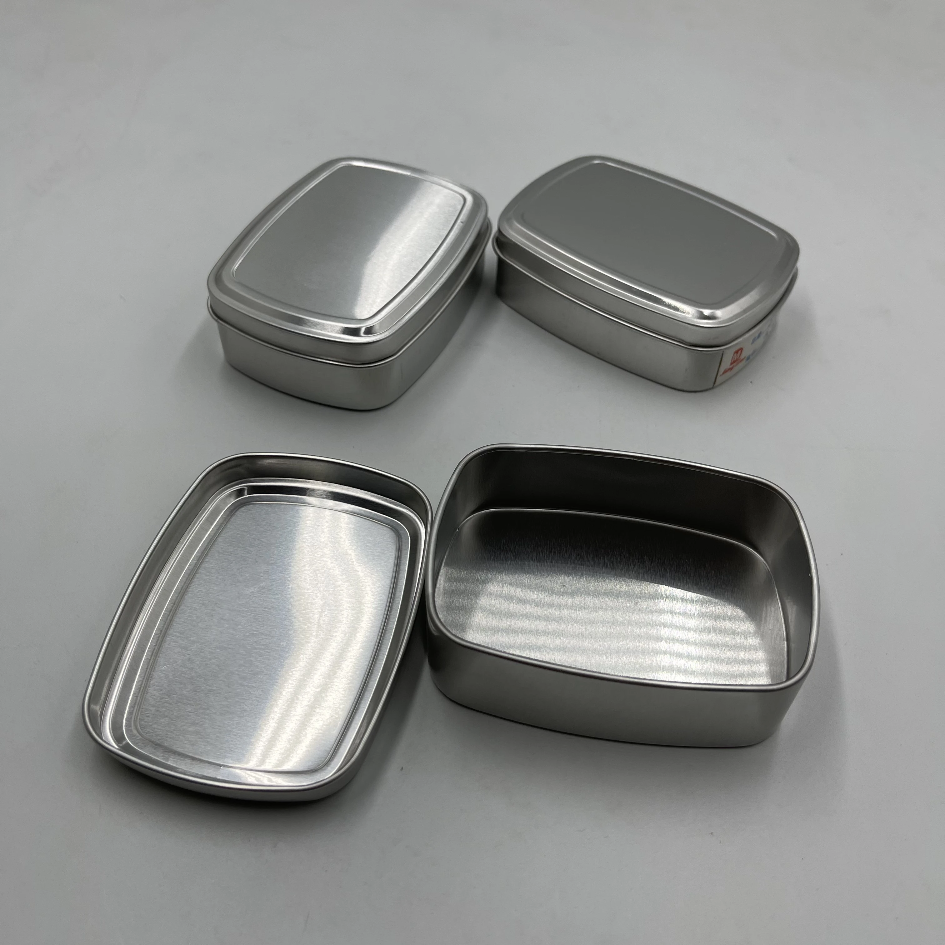 Aluminum Cream Jar Factory Supply 80g Silver Aluminum Cream Jar Aluninum Black Can
