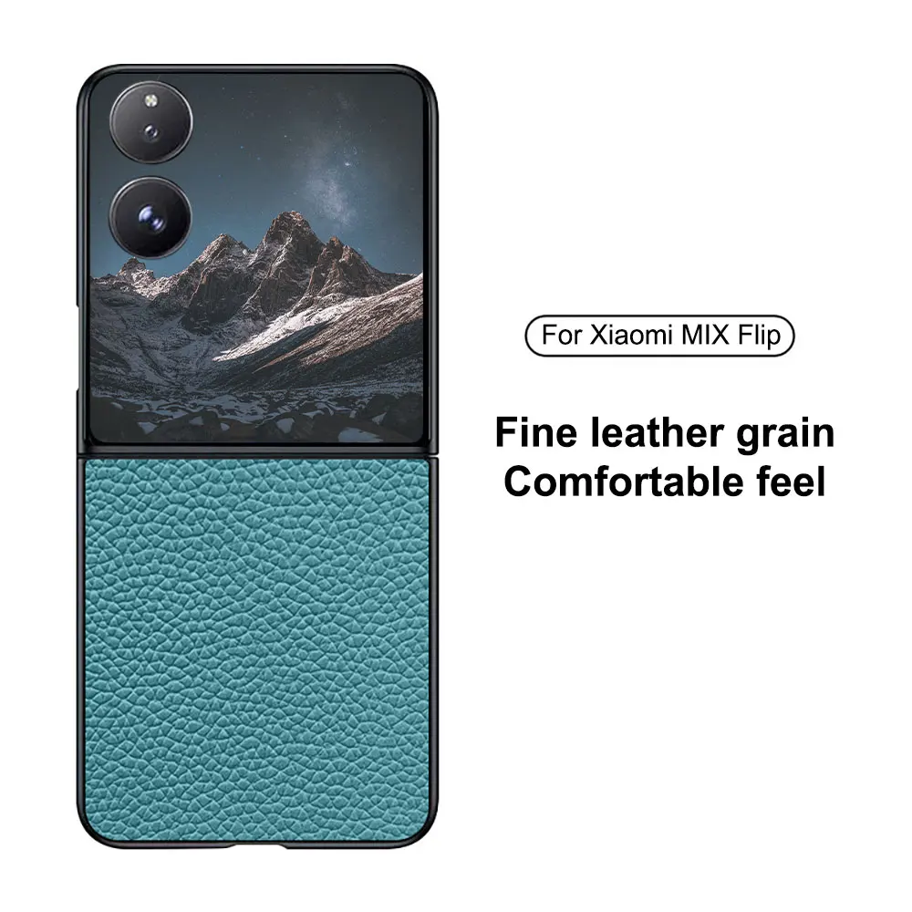 Laudtec Sjk709 Leather Grain Mobile Phone Case Simple Business Skin Friendly Luxury Colourful Anti Scratch For Xiaomi Mix Flip supplier