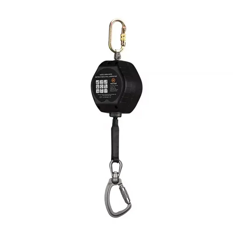 Heavy Duty Retractable Safety Quick Action Braking System Webbing 100kg Fall Protector Self Retracting Lifeline