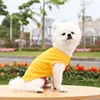 pure cotton vest, pure yellow