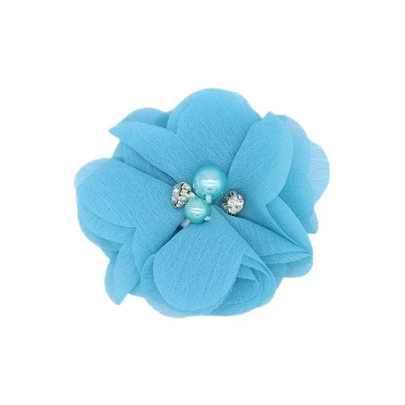 Multi-function White Hairbands Head Make Satin Ribbon Flowers 6cm ...
