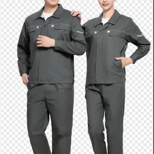 Direct Order for Spring Summer Reflective Belt Long Sleeve Overalls Polyester Cotton Anti-Wrinkle Work Clothes for Men Women